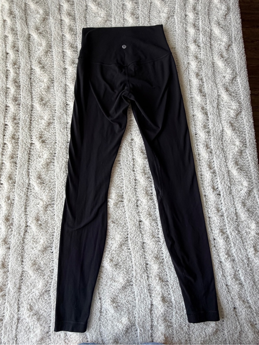 Lululemon align 28” black full length high rise leggings size 8 - Picture 3 of 5